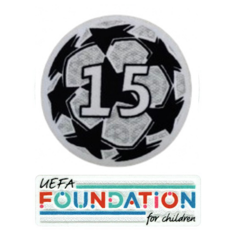 2024 UCL Starball Winner Patch – 15x Champions + UEFA Foundation Patches