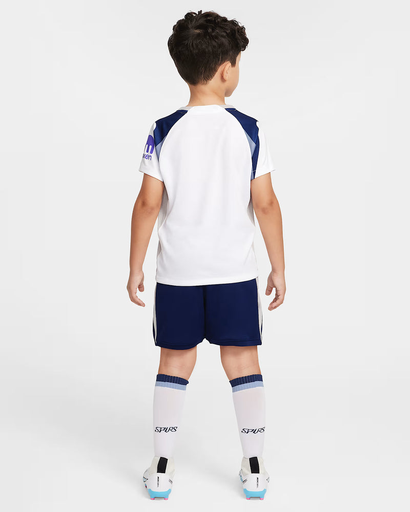 25/26 Tottenham Hotspur Kids Home Kit – Shirt, Shorts & Socks