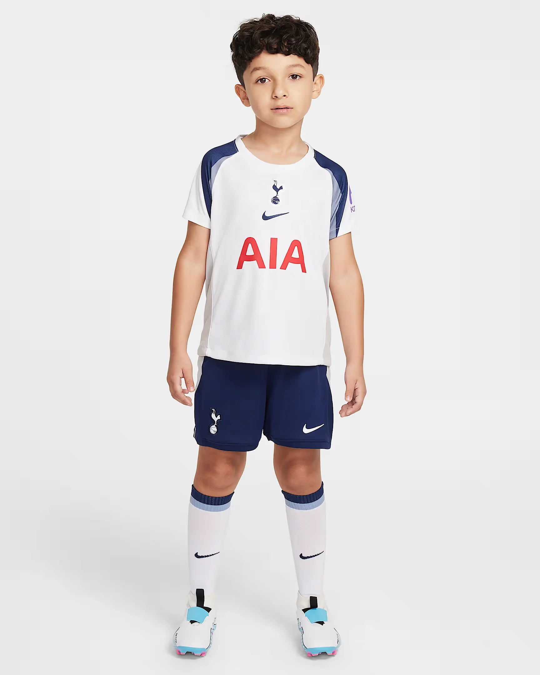 25/26 Tottenham Hotspur Kids Home Kit – Shirt, Shorts & Socks