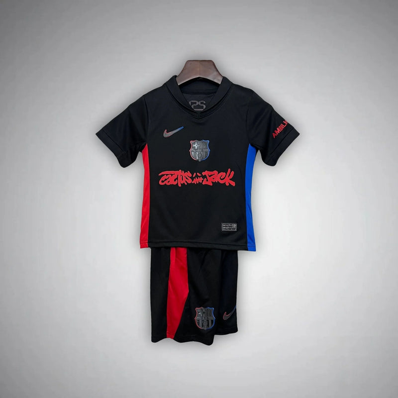 25/26 FC Barcelona x Cactus Jack Away Kids