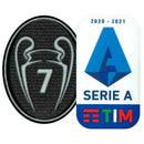 20/21 Serie A Patch + UCL 7 Trophy Winner Patch