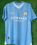 23/24 Manchester City Home Jersey with Patch